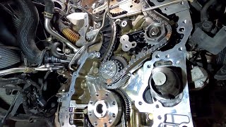 vauxhall 16 cdti b16dth timing chain replacement rattle on startup uprated tensioner [upl. by Ap]