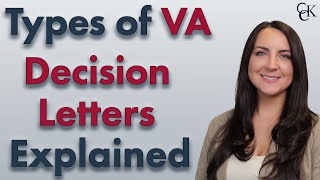 What Your VA Disability Letters Mean VA Decision Letters Explained [upl. by Coray]