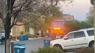 Republic Services Garbage Truck in Las Vegas Nevada [upl. by Saiff]