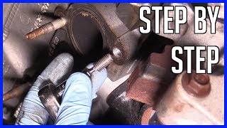 Remove a Broken Exhaust Manifold Bolt  EASY in 15 Minutes No Disassembly [upl. by Adalheid713]