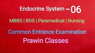 Endocrine System Part06  Endocrinology  MBBS  BDS  Paramedical  Nursing  cee mec [upl. by Annat]