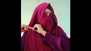 Hijab tutorial with niqab 2024 Hijab tutorial 2024 [upl. by Caritta]