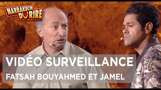 Fatsah Bouyahmed et Jamel Debbouze  Vidéo surveillance  Marrakech du rire 2016 [upl. by Yemrej]