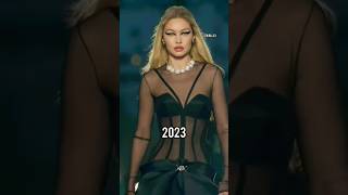 Gigi Hadid Runway Evolution 🌷 gigihadid versace vogue metgala grammy model [upl. by Hugo23]