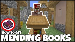 How To Get MENDING BOOKS In MINECRAFT 121 [upl. by Eustis]