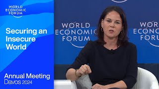 Securing an Insecure World  Davos 2024  World Economic Forum [upl. by Rossie]