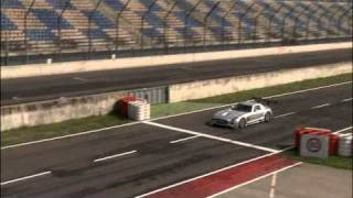 Mercedes Benz SLS AMG GT3 Test run Eurospeedway Lausitz [upl. by Anivlek583]