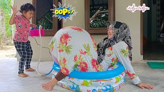 drama parodi❤😱pompa balon dalam baju perut mama jadi hamil jumbo melahirkan beneran [upl. by Valera143]