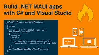 Build UI in NET MAUI with C Hot Reload [upl. by Nador718]