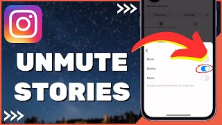 How to Unmute Story on Instagram [upl. by Llerrah]