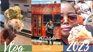 PHILLY VLOG Trying the BEST CHEESESTEAK IN PHILLY [upl. by Eednak151]