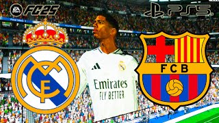 FC 25  SUPERCLASICO REAL MADRID VS BARCELONA FC  GAMEPLAY PS5 [upl. by Forrester]