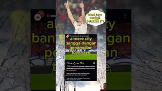 Almere city football timnasday timnasindonesia timnasbola timnas [upl. by Nohsed]