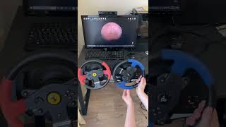 T150 Ferrari VS T150 👉🏻Which one thrustmaster shorts [upl. by Ayiram805]