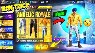 ANGELIC ROYALE EVENT FREE FIRE 💎 GET FREE ANGELIC PANT  FREE FIRE NEW EVENT  FIREEYES GAMING [upl. by Nielson]