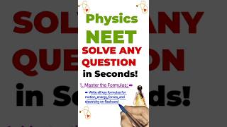 Physics Made Easy for NEET  Solve Any Question in Seconds [upl. by Nosduh]