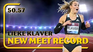 Lieke Klaver Breaks Meet Record  ORLEN Copernicus Cup 2024 [upl. by Aubrette]