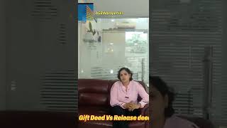 GIFT DEED VS RELEASE DEED know the difference navimumbai realestate realestateagent [upl. by Elehcin608]