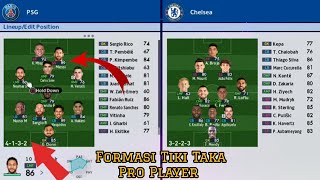 Formasi Tiki Taka Pro Player Part 1 Yang Wajib Di Coba  Pes 2023 Ps3 [upl. by Aneehsirk]