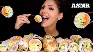 ASMR  EATING SUSHI MUKBANG WHIPSER  MANGIA WHISPERS 먹방 [upl. by Elena]