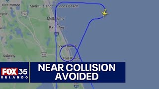 Allegiant flight nearly collides with private jet over Florida [upl. by Mellie937]