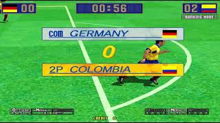 Virtua Striker 2 99  Colombia Playthrough Ranking Mode300 Length Time Match [upl. by Gyimah580]