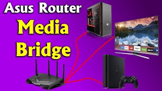 Avoid stream lag amp game lag with ASUS router Media Bridge mode [upl. by Tnomyar]