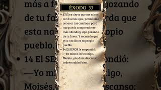 Éxodo 33 1314 dios biblia versiculodeldia [upl. by Longerich]