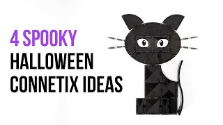 CONNETIX Magnetic Tiles Halloween Play Ideas [upl. by Norry913]