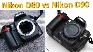 CCD vs CMOS  Test 2  Nikon D80 vs D90 [upl. by Hut]