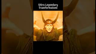 Legendary Transformations ⭐ Vs Ultra Legendary Transformations ✴️ marvel ultralegend vengadores [upl. by Aekahs]