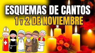 ESQUEMAS DE CANTOS 1 Y 2 DE NOVIEMBRE  SOLEMNIDAD DE TODOS LOS SANTOS  FIELES DIFUNTOS [upl. by Dedrick]