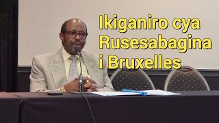 Ikiganiro cya Paul Rusesabagina i Bruxelles  Politiki yikiwaniUbuzima muri Gereza zo mu Rwanda [upl. by Watters]