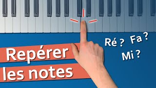 Comment repérer les notes sur le piano  spécial débutants [upl. by Aloisius152]