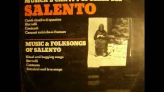 1977 STORNELLI salentini Melendugno Salento folk [upl. by Gingras]