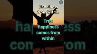 Happiness from Within  ZenZone motivation dailyinspiration inspirationalquotes quotes [upl. by Jaeger]