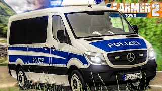 LS19 FarmerTown 2 44 Festnahme  POLIZEIEINSATZ in der Nacht  LANDWIRTSCHAFTS SIMULATOR 19 [upl. by Sheridan385]