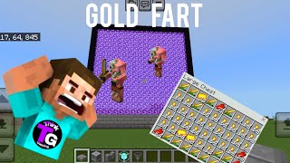 BEST GOLD XP FARM in 121 Minecraft Bedrock [upl. by Julius]