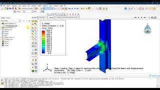 18 ABAQUS Tutorial Visualization and extracting results in ABAQUS [upl. by Nibla]