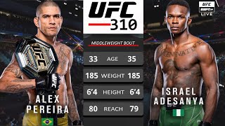 Adesanya VS Pereira 13  GAME is NOT OVER updated [upl. by Shayn]