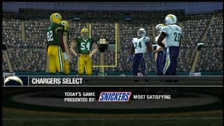 Madden 08 PSP Chargers Fantasy Draft Franchise Mode Week 3 Vs Packers [upl. by Elgar]