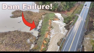 DAMS FAIL IN NORWAY SOUTH CAROLINA  Flash Flooding Tears through South Carolina AGAIN 1172024 [upl. by Cariotta]