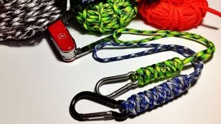 Learn How to Tie a Snake Knot Paracord Lanyard [upl. by Cocke]