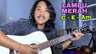 Chord Gampang Lampu Merah  The Lantis Tutorial Gitar Pemula [upl. by Ottilie]