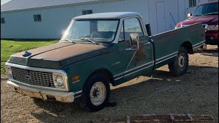 1972 Chevy C20 Restoration 1 [upl. by Llerrem]