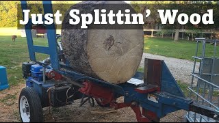 Just Splittin Wood [upl. by Relyhcs]