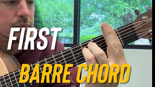 Learn Your First Barre Chord [upl. by Ysset]