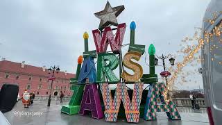 Christmas in Warsaw Poland 2023 [upl. by Amora]