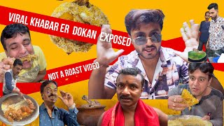 Bengali Food Vloggers amp Viral Khabar er Dokan Exposed [upl. by Poler]