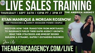 Live Sales Training Call Morgan Rosenow amp Ryan Manrique [upl. by Idnaj]